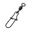 MadCat Karabinka Stainess Crane Swivels With Snap Black 2 75kg 5ks