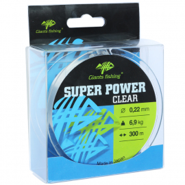 Giants fishing Vlasec Super Power Clear 300m|0,22mm/6,9kg