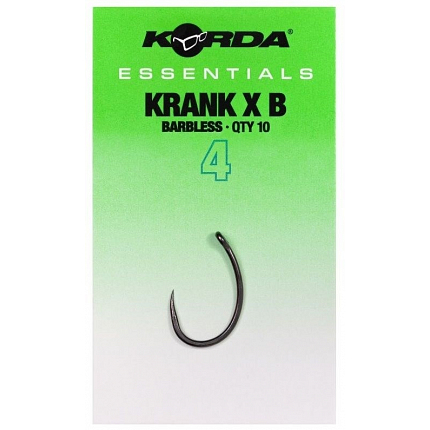 Korda Háčky Essentials Krank X Barbless 10 ks