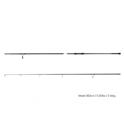 Delphin Prut Bomber 3,6 m 12 ft 5 lb 2 díl