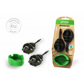 ZFISH Sada Method Feeder Spider Medium Set 30,40g + Formička