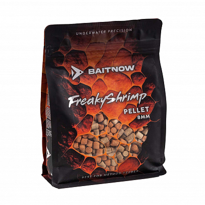 BaitNow Pelet Method Feeder Freaky Shrimp 8mm 800g BaitNow Pelet Method Feeder Freaky Shrimp 8mm 800g