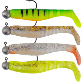 Mikado Nástraha Fishunter S nastraženým Jigem. 8cm\mix – 4 Ks.
