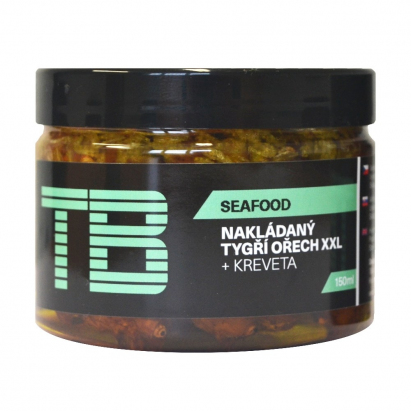 TB Baits Nakládaný Tygří Ořech XXL + Kreveta 150 ml TB Baits Nakládaný Tygří Ořech XXL + Kreveta 150 ml