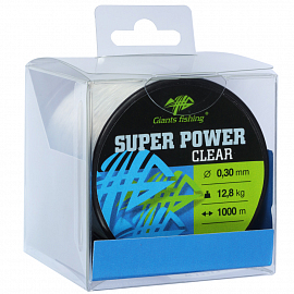 Giants fishing Vlasec Super Power Clear 1000m|0,30mm/12,8kg