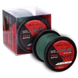 Mikado Pletená Šňůra Silurus 4 X Braid 600m Zelená Mikado Pletená Šňůra Silurus 4 X Braid 600m Zelená