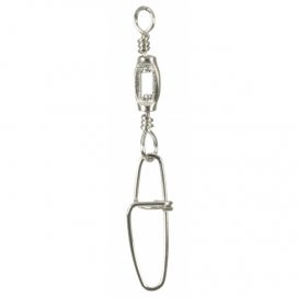 Aquantic obratlík s karabinou X Strong Swivel 2/0, 3 ks