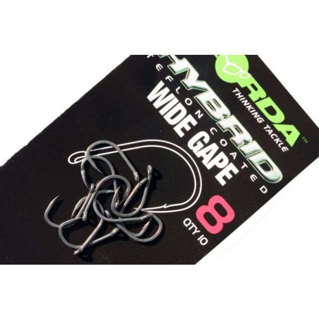 Korda Wide Gape Hook Micro Barbed Or Barbless *ALL SIZES* NEW Carp Fishing Hooks - Foto 8