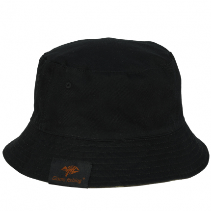 Giants Fishing Klobouk Oboustranný Camo Black Double Bucket Hat