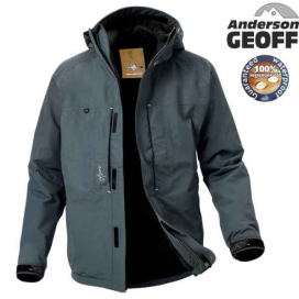 Bunda Geoff Anderson Barbarus Asim tmavě šedá Velikost: XXL