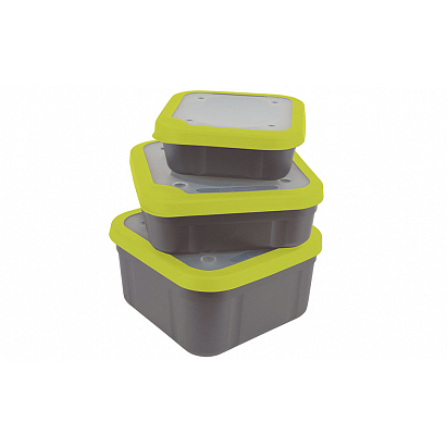 Matrix Bait Boxes - Grey/Lime