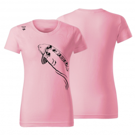 Giants fishing Tričko dámské růžové Plavající kapr|vel. XS