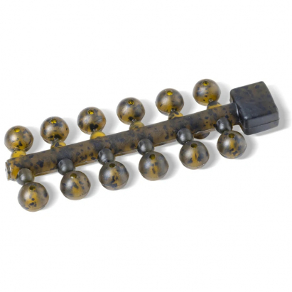 Anaconda korálky Jungle Tapered Holes Beads Jungle zelená průměr 6mm 24ks Anaconda korálky Jungle Tapered Holes Beads Jungle zelená průměr 6mm 24ks