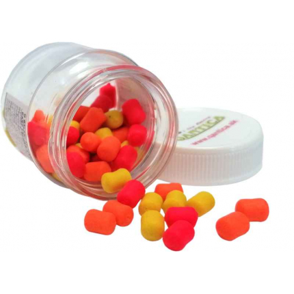 Dipované Q Balanced 5mm Carp feeder dambels 14g Jahoda