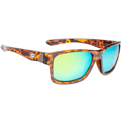 Strike King Brýle SK Pro Shiny Tortoiseshell Frame Multi Layer Green Mirror Amber Base Lens