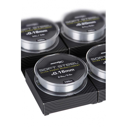 Matrix Vlasec Soft Steel Ultra Power Monofilament 100 m