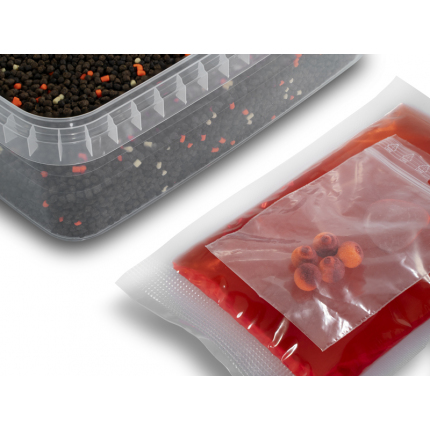 Delphin Pelety Reaxe Ready&Go Pellet Box + Booster a Nástrahy Losos-Rak 400 g