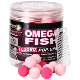 Starbaits Boilies Pop Up Fluo Omega Fish 80g