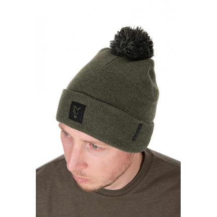 Fox Čepice Collection Bobble Hat Green Black