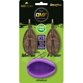 Mikado Krmítko Method Feeder "douglas" Q.m.f. Set Xl Komplet 2x60g + Forma 1 Ks Mikado Krmítko Method Feeder "douglas" Q.m.f. Set Xl Komplet 2x60g + Forma 1 Ks