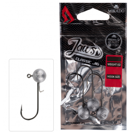 Mikado Jigové Hlavičky Jaws Classic 25g3/0 Bn 3 Ks