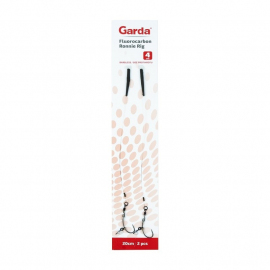 Garda Návazec Ronnie Fluorocarbon Rig Bez Protihrotu 2 ks