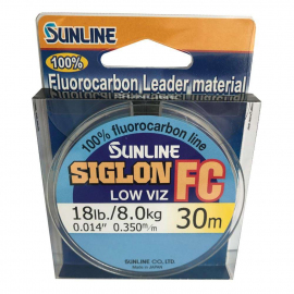 SUNLINE Fluorocarbon SIGLON FC 30m,0.350mm/18 Lbs