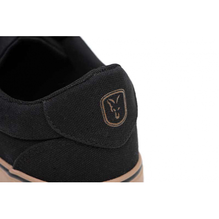 Fox Boty Black Canvas Shoe