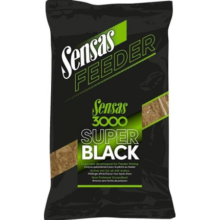 Sensas Krmení 3000 Feeder Super Black 1kg