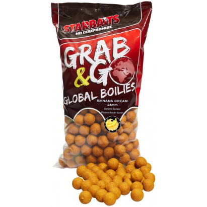 Starbaits Boilies G&G Global Banana Cream 2,5kg 24mm Starbaits Boilies G&G Global Banana Cream 2,5kg 24mm