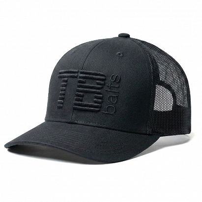 TB Baits Kšiltovka Trucker Cap 3D Logo Black TB Baits Kšiltovka Trucker Cap 3D Logo Black