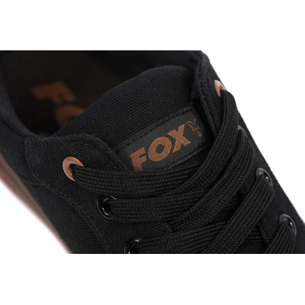 Fox Boty Black Canvas Shoe