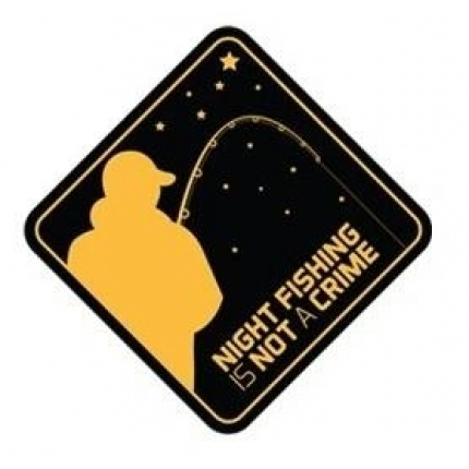 Delphin Nálepka Night Fishing is Not a Crime