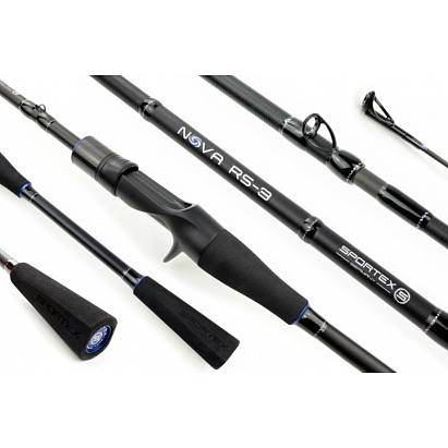 Přívlačové pruty SPORTEX Nova RS-3 Baitcast 2-díl 195cm / 3-15g Přívlačové pruty SPORTEX Nova RS-3 Baitcast 2-díl 195cm / 3-15g