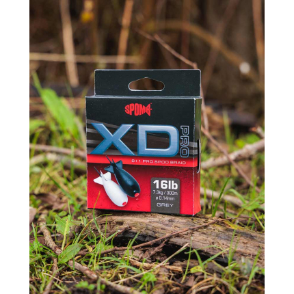 Spomb Splétaná Šňůra XD Pro Braid Grey 0,14 mm 300 m