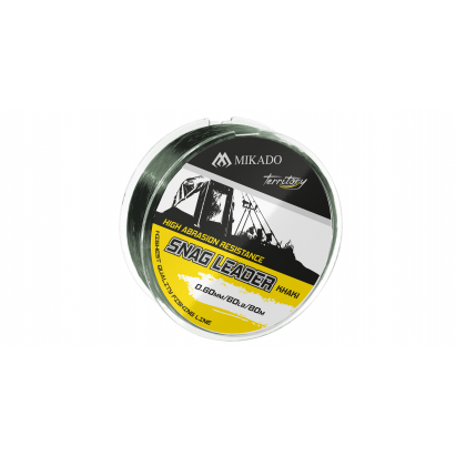 Mikado Šokový Vlasec Snag Leader Khaki 45lbs/0.50mm/80m 1 Ks