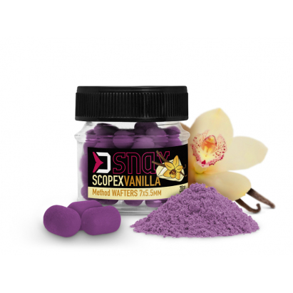 Delphin Nástraha D SNAX WAFT Scopex - Vanilka 7 x 5,5 mm