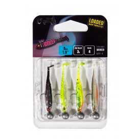 Fox Rage Ultra UV Micro Tiddler Fast Mixed Colour Loaded Lure Pack