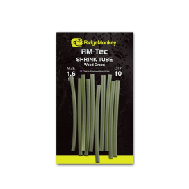 RidgeMonkey Smršťovací hadička RM-Tec Shrink Tube 1,6mm Weed Green 10ks