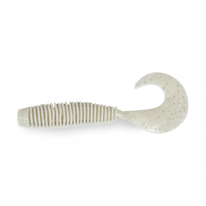 Haibo gumové nástrahy EASOO Grubs 5cm 22ks - Crystal White