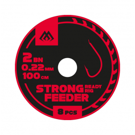 Mikado Ready Rigs Strong Feeder Nr 12 Bn / Żyłka: 0.14mm/100cm 10 Pcs.