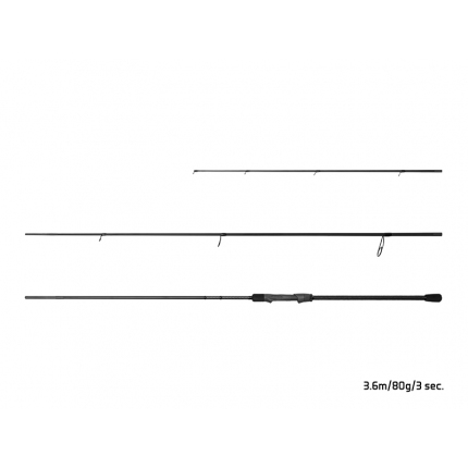 Delphin Prut Opium Inova 3,6 m 80 g 3-díl