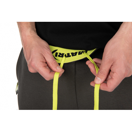 Matrix Kraťasy Black Edition Jogger Shorts Dark Grey Lime