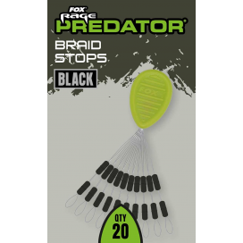 Fox Rage Predator Braid Stops - Black