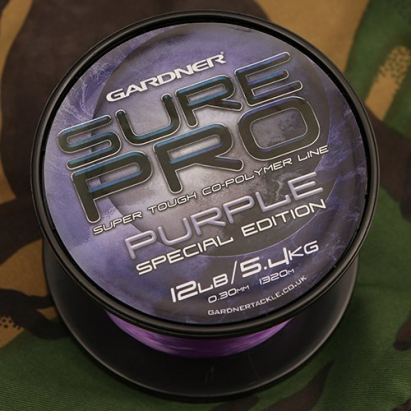 Gardner Vlasec Sure Pro Purple Special Edition|0,38mm 8,2 kg 760m Gardner Vlasec Sure Pro Purple Special Edition|0,38mm 8,2 kg 760m