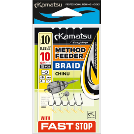 Kamatsu Návazec METHOD FEEDER BRAID CHINU FAST STOP 5ks Kamatsu Návazec METHOD FEEDER BRAID CHINU FAST STOP 5ks