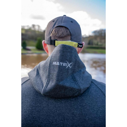 Matrix Mikina Zipped Hoody Charcoal Marl