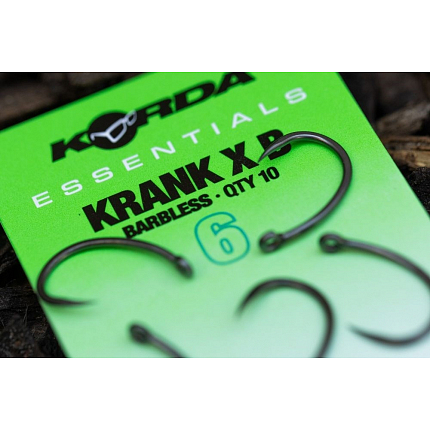Korda Háčky Essentials Krank X Barbless 10 ks