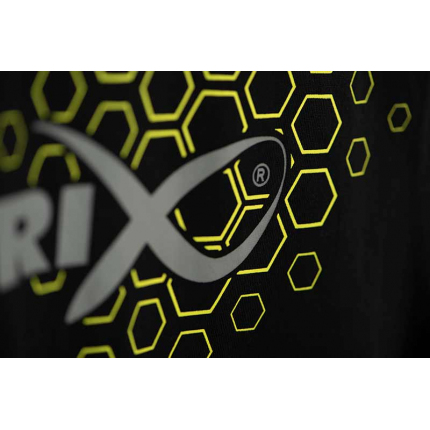 Matrix Tričko Black Hex Print T-Shirt