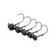 9g Tungsten Ned Head Shield Weights 3pcs